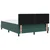 LED Box Spring Krevet Tamnozelena 140 x 200 cm Baršun