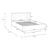 Krevet Seravel 140/200 cm ,