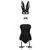 Kostim Bunny crne boje - S/M