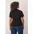 Trendyol Curve Ženska bluza Tbbaw26Af00053, Crna