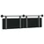 vidaXL Visoki naslon za glavo Temno siva 190 x 55 x 5 cm blago