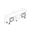 Hanah Home HANAH HOME Ruby - Walnut TV omarica, (20868552)