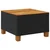 Vrtni stol crni 55 x 55 x 36 cm od poliratana i bagremovog drva