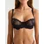 Trendyol Black Lace Openwork/Hole Covered Balconette Knit Bra