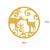 WALLXPERT XMASGOLD 029 Zidna dekoracija