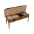 Hanah Home Set trpezarijski sto, 2 trpezarijske stolice i klupa Vina 1048 Orah