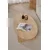 Nordure Klub sto Orba, 120x40x65 cm, Boje hrasta