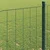 Vidaxl Evropska ograja Zelena 0,6 x 25 m PVC prevlečen železo