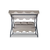 Hanah Home Baštenska ljuljaška Salvia 200x165x110cm Antracit-Siva
