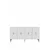 Hanah Home komoda Ayshe 150, 150 cm, bela / srebrna