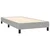 Vidaxl Box spring postelja z vzmetnico LED sv. siva 100x200 cm blago