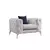 Atelier del Sofa Fotelja Como 108x73x90cm Svetlosiva