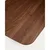 Rjava jedilna miza v orehovem dekorju 100x240 cm Litto – Kave Home