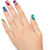 Crazart set izdelovalec nohtov Nail Art Metalic Rainbow