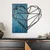 Sayvan-i Huzur -1 - Blue, Black BlueBlack Decorative Wooden Wall Accessory