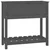 Sadilica s policom siva 82,5x34,5x81 cm od masivne borovine