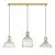 Opviq Luster Tabut-MR-768-1, 148x38x124cm, 220-240V, IP20 Zlatno-crne boje