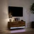Zidni TV ormarić LED boja dimljenog hrasta 100x31x38 cm