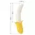Vibrator Pretty love Banana geek, 19cm, Žuto-beli
