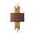 Opviq Zidna lampa Axis-15113, 35x75x10cm, IP20, Zlatno-braon boje