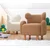 Atelier del Sofa Dečija fotelja Juano Teddy, 55x61x55 cm, Bela