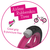 ChillaFish Balans bicikl BMXie 2, 12in., Roze