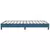 Box Spring krevet bez madraca tamnoplavi 120x210 cm samt
