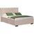Tapacirani Krevet Miami Storage 160/200 cm , krem