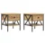 Noćni ormarić s ladicama 2 pcs hrast artisan 40 x 42 x 45 cm