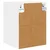 vidaXL Viseča omarica Riga Bela 30 x 29,5 x 40 cm Konstruiran les