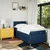 vidaXL vidaXL Box spring postelja z vzmetnico modra 90x190 cm blago, (21291970)