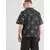 HUGO Srajca Eligino 50560698 Črna Relaxed Fit