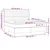 Vidaxl Box spring postelja z vzmetnico LED temno rjava 160x200cm blago