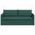 Vidaxl Kavč Temno zelena 196 x 82 x 85 cm blago