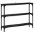 Konzolna stolica s policom Crni hrast 100 x 22,5 x 75 cm