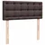 vidaXL vidaXL Box spring postelja z vzmetnico temno rjava 120x190 cm blago, (21305081)