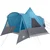 Vidaxl Teepee šotor za 8 oseb s streho Modra 720 x 465 x 295 cm