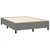 vidaXL Box spring postelja z vzmetnico temno siva 140x200 cm blago