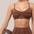GymBeam Cosmo Sports Bra Brown