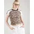 Majice adidas Snake Print Cali Tee Linen/ Magic Beige S
