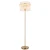 Globo 15698SM - Podna lampa GORLEY 1xE27/60W/230V zlatna