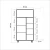 Hanah Home Komoda Kiler 60x116x36cm Hrast