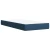 Vidaxl Box spring postelja z vzmetnico modra 90x200 cm blago