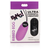 Bang! Ribbed Egg 28X Silicone with Remote Purple