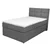 Carryhome POSTELJA BOXSPRING 100 cm x 200 cm , tekstil siva