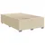 vidaXL vidaXL Box spring postelja z vzmetnico krem 120x190 cm blago, (21321084)
