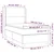Greatstore Box spring postelja z vzmetnico krem 90x190 cm blago