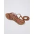 Trendyol Shoes Ženske sandale Takss25Sd00021, Braon