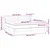 vidaXL Box spring postelja z vzmetnico črn 200x200 cm blago