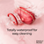 Engily Ross Lizer Vacuum Pump Licking Stimulator with Vibrations Red